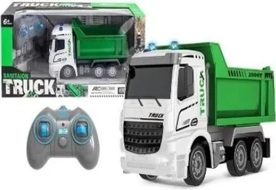 Wywrotka zdalnie sterowana Artyk Sanitation Truck 1:32 Zielona 187391 (5901811187391)