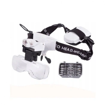 Бинокуляр Magnifier 9892C2 LED 1x-6x / бинокулярные очки с увеличением