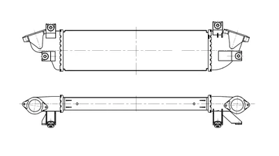 Впускний охолоджувач повітря NRF 309113 Mitsubishi L200; Fiat Fullback 1530A161, 6000605338