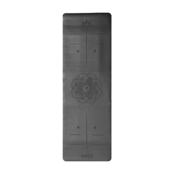 Коврик для йоги Ganesh Align Amber Black 183×61×0,4 см