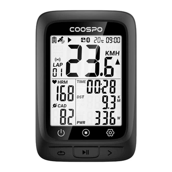 Велокомп'ютер COOSPO BC107 GPS бездротовий 2.4" Bluetooth 5.0 ANT+