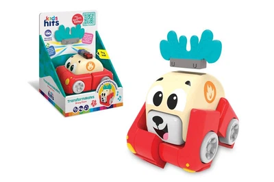Игрушечная интерактивная машинка трансформер олененок 2-в-1 Kids Hits TransformMates Bravy Fawn KH39/003, коробка 17x22,3x12 см