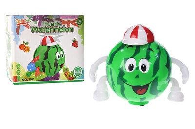 Интерактивная музыкальная игрушка Веселый арбуз световые эффекты Funny Watermelon 3983, в коробке р.16,5х12,5х15,5см