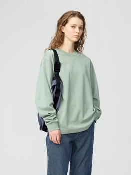 Лонгслив длинный женский Uniqlo 543381764 L Зеленый (1160718573)