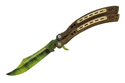 Іграшковий сувенірний ніж дерев'яний метелик Emerald із гри Counter Strike BAL-E