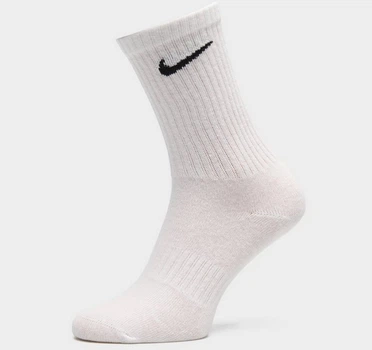 Шкарпетки NIKE з резинкою на стопі високі 41-44 Білі 12 пар
