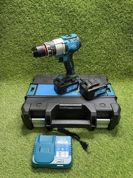 Ударний акумуляторний дриль-шуруповерт Krafftec Germani DTW 485 (48V 6 AH) Крафтек 13 мм / 130Nm з двома акумуляторами
