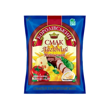 Майонез Королівський смак 30% синій 180г