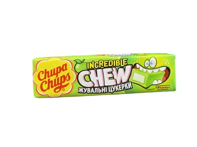 Цукерки жувальні Chupa Chups Неймовірне яблуко 45 г (6921211120452)
