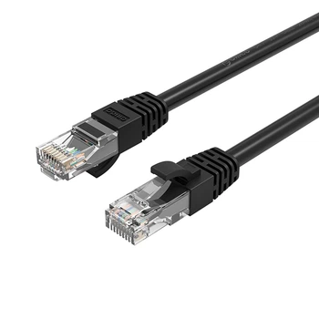 Ethernet Cable Orico PUG-C6 CAT6 1000Mbps RJ45 40m Round Black (6942227181039)