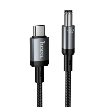 Кабель живлення Type-C - DC HOCO X129 12V 5.5×2.1/2.5мм 1м