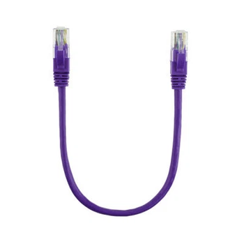 Патч-корд 0.3м, RJ-45, Cat.5e, CU, медь, фиолетовый Ritar