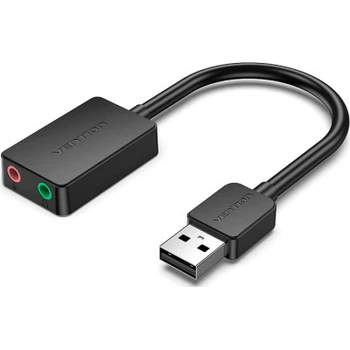Звуковая плата VENTION Audio USB 2х3,5 мм jack 0.15m