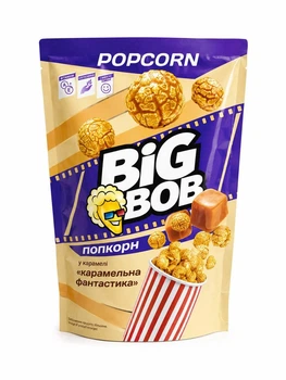 Попкорн у карамелі ''Карамельна Фантастика'' ТМ "BIG BOB" 90г