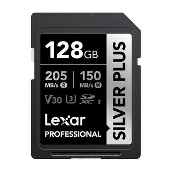 Карта памяти Lexar Professional Silver Plus SDXC 128GB (LSDSIPL128G-BNNNG)