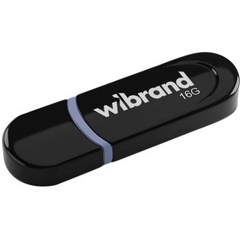 USB флеш-накопитель Wibrand Panther 16GB USB-A 2.0 Black (WI2.0/PA16P2B) [170475]