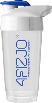 Шейкер спортивный 4FIZJO Ultra 700 мл White/Blue (P-5905973407076)