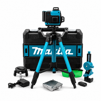 Лазерный Нивелир 3D-4D Makita 16x360° Лазерный уровень АКБ Нивелир с дистанционным управлением