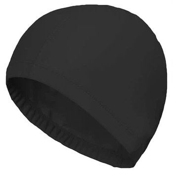 Шапочка Для Плавания Универсальная "fabric" Ne-sp-sw02bk Тканевая, Черная (399275)