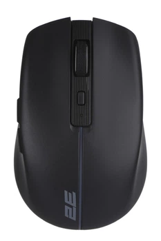Компьютерная мышь 2E MF270 Silent оптическая 2.4 ГГц USB 800/1200/1600 dpi 6 кнопок встроенный аккумулятор 500 мАч Черная (2E-MF270WBK)