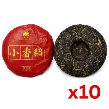 Чай красный китайский Дянь Хун Сладкий Аромат (Dian Hong Sweet Aroma) прессованный Бинг-ча 10х100 г