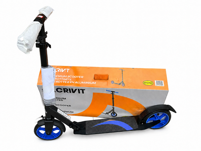Самокат складаний Crivit PRO 175 Синьо-чорний