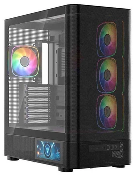 Корпус Modecom VOLCANO AQ400 ARGB MIDI SIDE (MC-A-AQ400-4FA-B)