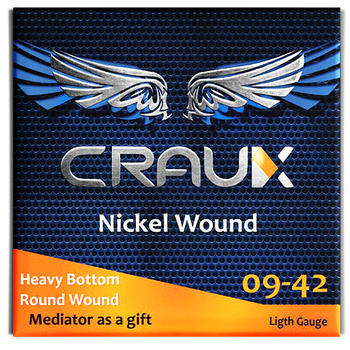 Струны для электрогитары Craux Strings (Калибр 09-42)
