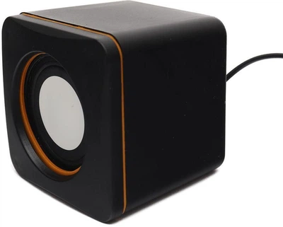 Колонки Мини USB для ПК компьютера, ноутбука D-02A проводная компьютерная акустическая система 6.8Х6.8 см