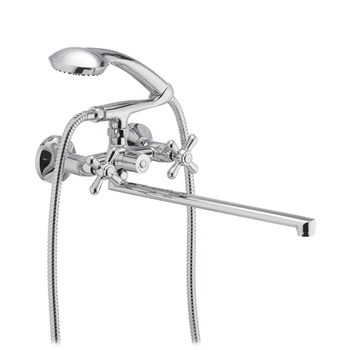 Змішувач для ванни HAIBA DOMINOX 140 EURO (Колір хром) (HB0064)