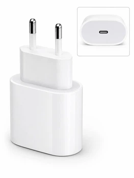 Зарядний пристрій для iPhone блок швидкого заряджання 20W USB Type-C мережевий адаптер Power Adapter Quick Charge 3.0 3A для Apple iPhone 8 Plus X XS Max XR 11 Pro 12 mini iPad Apple Watch AirPods MagSafe зарядка для телефона планшета навушників годинника