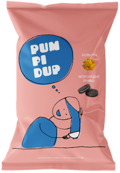Попкорн с шоколадным печеньем, 90 г, ТМ pumpidup