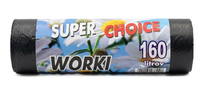 Пакет для сміття Super Choice Ромашка LD 160л 10шт 90*110см
