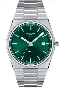 Часы мужские Tissot PRX Quartz Green Dial T137.410.11.091.00