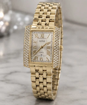 Женские наручные часы Guess A351-1 Gold-White