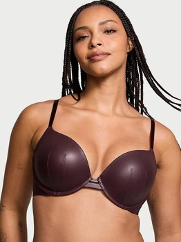 Бюстгальтер с косточками с Push-up Victoria's Secret 576760318 34A Бордовый (1160685497)
