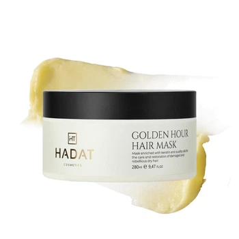 Интенсивно-восстанавливающая маска - Hadat Golden Hour Hair Mask, 280 мл 7290019774686