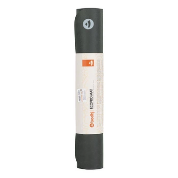 Килимок для йоги Bodhi EcoPro 185 x 60 cm, 4 mm Сірий