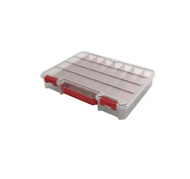 Органайзер для дрібних деталей, 15", 390x285x69, REGULAR Organizer Compact XL Transparent, ORGQRCXLTRAPG001, QBRICK