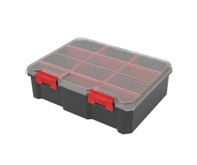 Органайзер для дрібних деталей, 11", 290x220x84, REGULAR Organizer Compact L Plus Black, ORGQRCLPCZAPG001, QBRICK