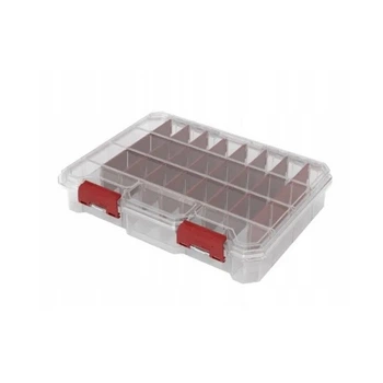 Органайзер для дрібних деталей, 11", 290x220x54, REGULAR Organizer Compact L Transparent, ORGQRCLTRAPG001, QBRICK