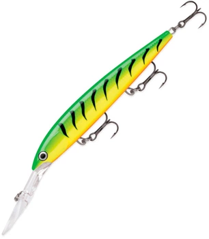 Воблер Rapala Down Deep Husky Jerk 120 mm 15 g Green/Yellow (1102-DHJ12 FT)