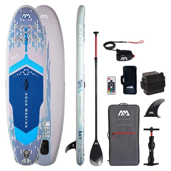 SUP-доска Aqua Marina Ray iSUP with Ambient Light System с системой окружающего освещения Grey/Blue (1053-BT-26RAY)