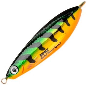 Блесна Rapala Rattlin Minnow Spoon 80 mm 16 g Orange/Green (1102-RMSR08 FLP)