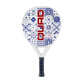 Ракетка для падела Quad Tiger Euro Edition White/Blue (1113-R17218)
