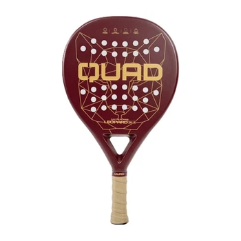 Ракетка для падела Quad Leopard Burgundy (1113-R17224)