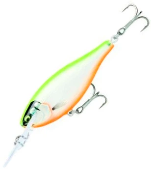 Воблер Rapala Shad Rap Elite 75 mm 12 g White/Lime Green (1102-SRE75 GDCO)