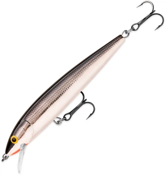 Воблер Rapala Husky Jerk 80 mm 6 g 1.2-1.8 m Mid Grey/Silver Grey (1102-HJ08 S)