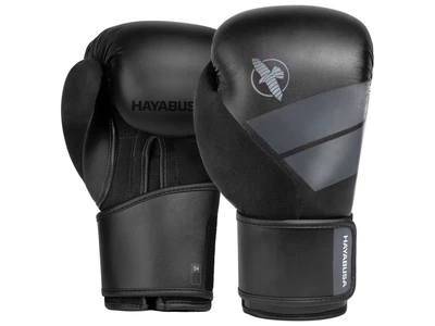 Боксерські рукавички HAYABUSA S4 Boxing Gloves 12 унцій чорний (5807)