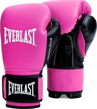 Боксерські рукавиці Everlast POWERLOCK OG TRAINING GLOVES Рожевий, Чорний 10 унцій (P00004005-PK-BK 10)